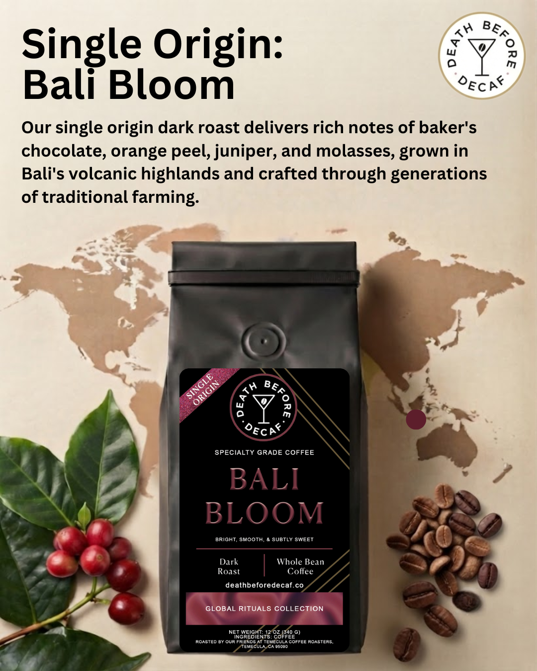 Single Origin: Bali Bloom (Dark Roast)