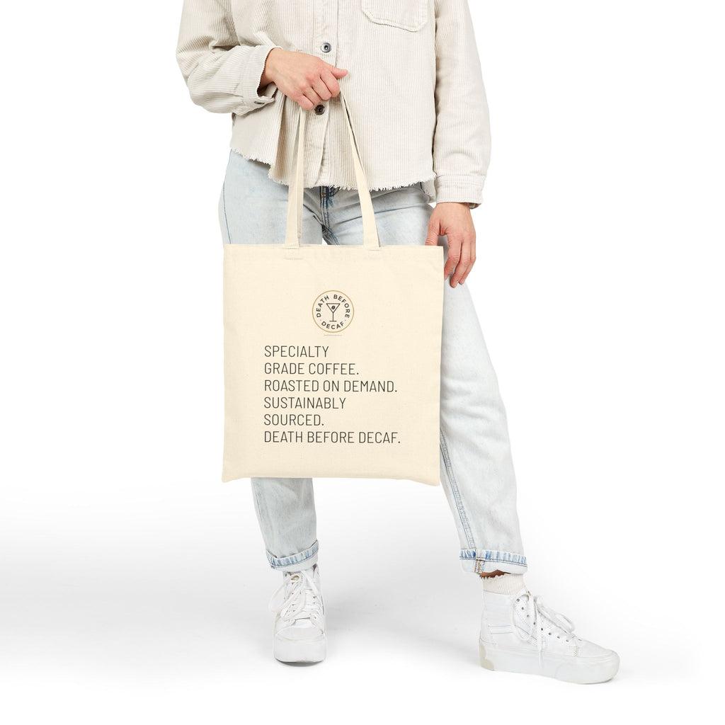 Coffee Lover Canvas Tote
