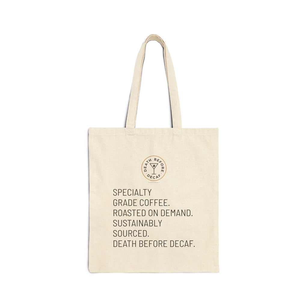 Coffee Lover Canvas Tote