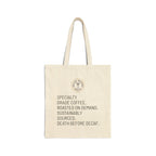 Coffee Lover Canvas Tote