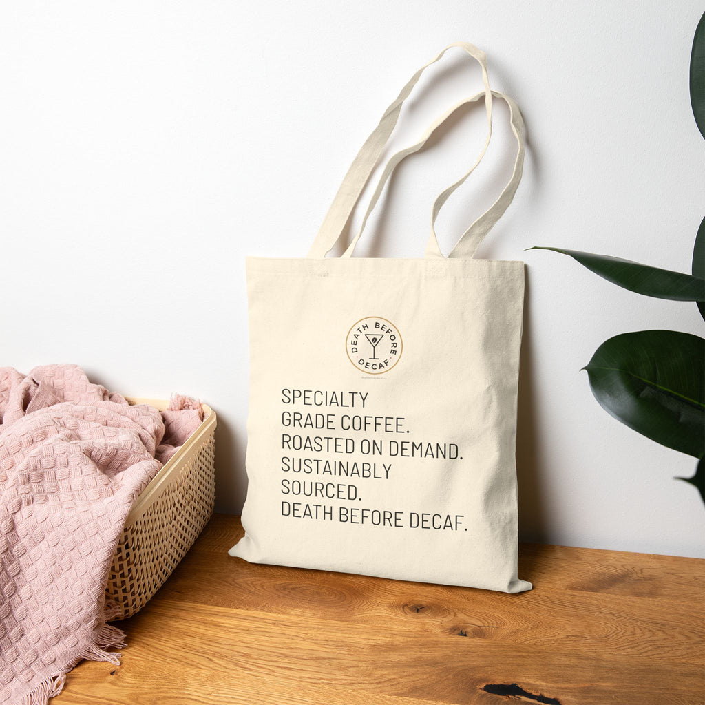 Coffee Lover Canvas Tote
