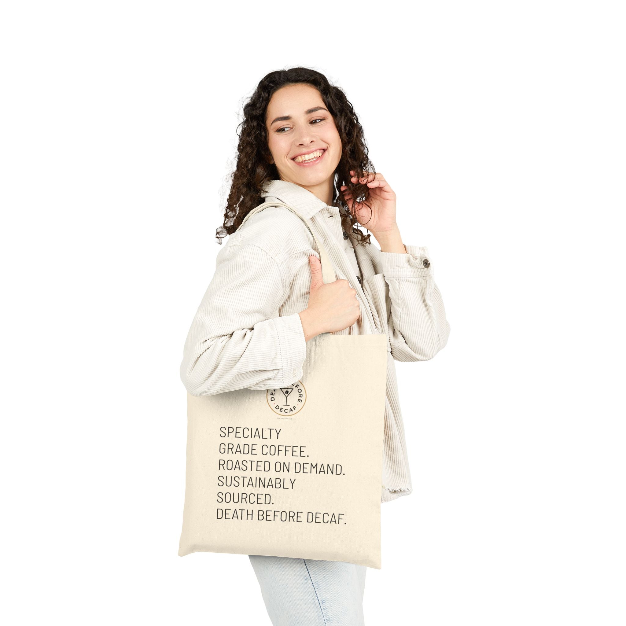 Coffee Lover Canvas Tote